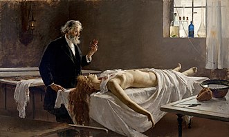 Autopsia (1890), Pradoko Museoan ikus daiteke.
