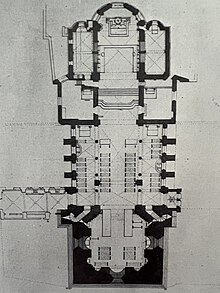 Grundriss, Tuschezeichnung zw. 1838–1841