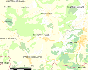 Poziția localității Bagneux-la-Fosse