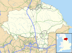 Tollesby is located in North Yorkshire