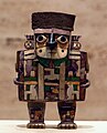 Wari-skulptur, Peru.