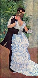 Photographie en couleurs, représentant un tableau d'Auguste Renoir.