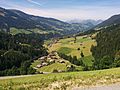 Blick Richtung Inntal mit dem Reither Kogel im Hintergrund