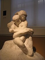 Auguste Rodin, Psyché transportée par la Chimère, 1907.