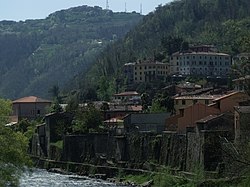 Panorama obce Bagni di Lucca