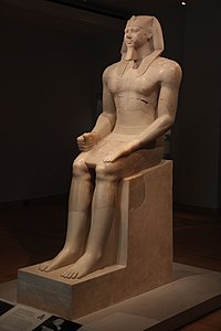 Beeld van farao Menkaoera (ca. 2548-2530 v. Chr.) MFA Boston