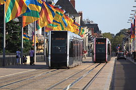 Le tramway de Tours.