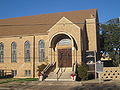 In Floresville, the First United Methodist Church is located across the street from the First Baptist Church.