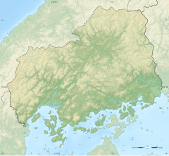 長島の位置（広島県内）