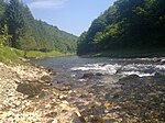 Vänsterbifloden Krušnica nära Bosanska Krupa.