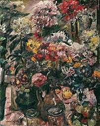 Lovis Corinth: Stillleben mit Chrysanthemen und Amaryllis, 1922