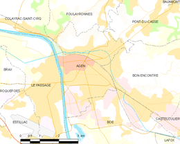 Agen – Mappa