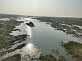 Dried up river during January 2020