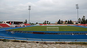 Das Stadion von Süden im Herbst 2013