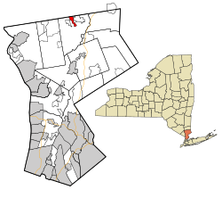 Location of Lincolndale, New York