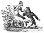 Demande en mariage durant la Régence anglaise (1815).