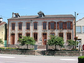 The town hall in Bertrichamps