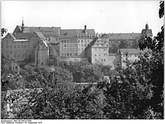 Schloss Colditz als Krankenhaus 1975