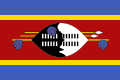 Bandiera del Regno dello Swaziland dopo l'indipendenza dall'Impero britannico (1968-2011)