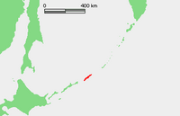 乌鲁普岛 / 得撫島的位置