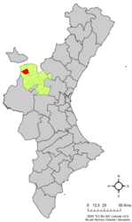 Titaguas – Mappa