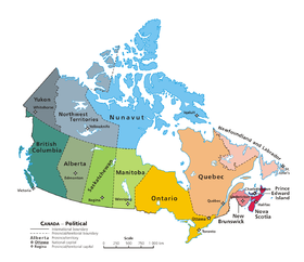 Canadian Provinces and Territories