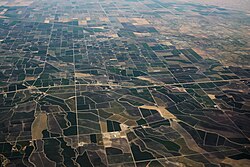 Aerial view of Dos Palos