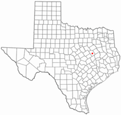 Localizare Groesbeck, Texas