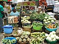 Gemüsehändler in Kumasi, März 2008