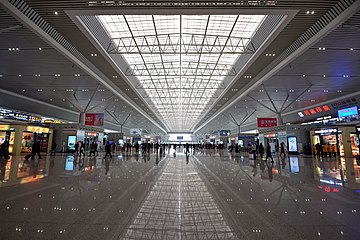 The Concourse of Zhengzhou East railway station