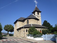 Vue générale de l’église depuis l’arrière.