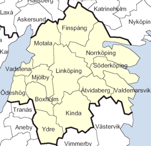Лен Эстергётланд на карте