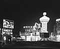 1966年，西門圓環的夜景