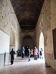 The Sala de la Barca, looking east across the hall