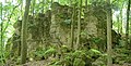 Felsen des Bergs Lützelburg, einstiger Standort der Lützelburg