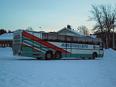 Skvader mit kleinerem Frachtabteil in Nordschweden