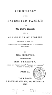 Page de couverture d'un roman du XIXe siècle.