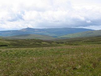 Blick auf die Campsie Fells