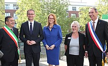 Gisela Stang bei einem Empfang am Hofheimer Rathaus im Jahr 2015.