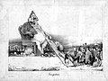 Honore Daumiers litografi Gargantua fra 1831 av kong Ludvig Filip
