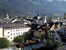 Innsbruck, pogled na stari del mesta