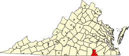 Contea di Greensville – Mappa