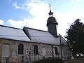 Church de la sainte Trinité in Morsan. Nave was built in the 13th century, sanctuary in the 17th century.[2]