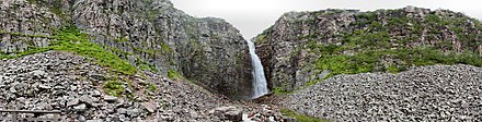 La cascade de Njupeskär