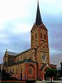 The Saint John the Baptist church in the town centre