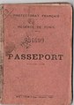 Tunisian Passport from 1951