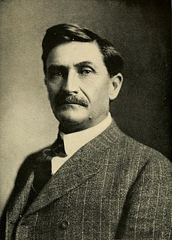 Pat Garrettin muotokuva Emerson Houghin kirjassa The Story of the Outlaw (1907).