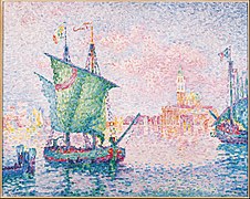 Paul Signac, Venecija, ružićasti oblak, 1909.