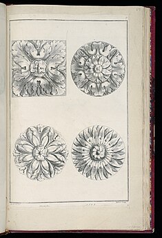 Rosettes, 17th or 18th centuries, print, Cooper Hewitt, Smithsonian Design Museum, New York City