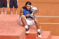 Rafael Nadal s Pohárem mušketýrů na French Open 2006